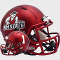 Helmets, Mini Helmets: New Mexico State Aggies NCAA Mini Speed Football Helmet <b>Anodized Maroon<...