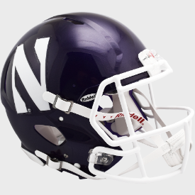 Northwestern Wildcats Speed Football Helmet