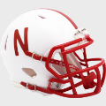 Helmets, Mini Helmets: Nebraska Cornhuskers NCAA Mini Speed Football Helmet