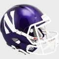 Helmets, Full Size Helmet: Northwestern Wildcats Speed Replica Football Helmet