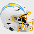 Helmets, Full Size Helmet: Los Angeles Chargers SpeedFlex Football Helmet