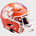 Helmets, Full Size Helmet: Clemson Tigers SpeedFlex Football Helmet