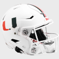 Helmets, Full Size Helmet: Miami Hurricanes SpeedFlex Football Helmet