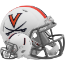 Virginia Cavaliers NCAA Mini Speed Football Helmet <i>Matte White</i>