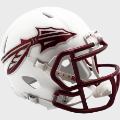 Helmets, Mini Helmets: Florida State Seminoles NCAA Mini Speed Football Helmet <B>White 2023</B>