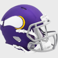 Helmets, Mini Helmets: Minnesota Vikings NFL Mini Speed Football Helmet <i>Tribute</i>