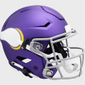 Helmets, Full Size Helmet: Minnesota Vikings SpeedFlex Football Helmet <i>Tribute</i>