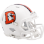 Denver Broncos NFL Mini Speed Football Helmet <i>2023 Snowcapped</i>