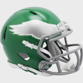 Helmets, Mini Helmets: Philadelphia Eagles Riddell Mini Helmet <i>2023 Kelly Green</i>