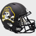 Helmets, Full Size Helmet: East Carolina Pirates Speed Replica Football Helmet <i>Matte Black</i>