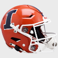 Helmets, Full Size Helmet: Illinois Fighting Illini SpeedFlex Football Helmet <i>Orange</i>