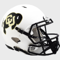 Helmets, Full Size Helmet: Colorado Buffaloes Speed Football Helmet <i>Matte White</i>