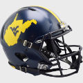 Helmets, Full Size Helmet: West Virginia Mountaineers Speed Football Helmet <i>2023 Country Roads</i>