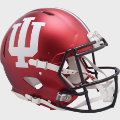 Helmets, Full Size Helmet: Indiana Hoosiers Speed Football Helmet <i>Anodized Crimson</i>