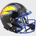 Helmets, Full Size Helmet: Kansas Jayhawks Speed Football Helmet <i>Black</i>