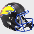 Helmets, Full Size Helmet: Kansas Jayhawks Speed Replica Football Helmet <i>Black</i>