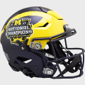 Helmets, Full Size Helmet: Michigan Wolverines 2023 National Champions SpeedFlex Football Helmet <B>Pa...