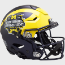 Michigan Wolverines 2023 National Champions SpeedFlex Football Helmet <B>Painted Wings</B>