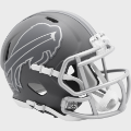 Helmets, Mini Helmets: Buffalo Bills NFL Mini Speed Football Helmet <B>SLATE</B>