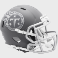 Helmets, Mini Helmets: Tennessee Titans NFL Mini Speed Football Helmet <B>SLATE</B>