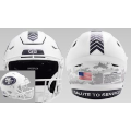 Helmets, Mini Helmets: Houston Texans NFL Mini Speed Football Helmet <B>SALUTE TO SERVICE 3</B>