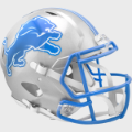 Helmets, Full Size Helmet: Detroit Lions Speed Football Helmet <i>2024 NEW Primary</i>