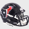 Helmets, Mini Helmets: Houston Texans NFL Mini Speed Football Helmet <i>2024 NEW Primary</i>