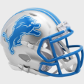 Helmets, Mini Helmets: Detroit Lions NFL Mini Speed Football Helmet <i>2024 NEW Primary</i>