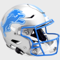 Helmets, Full Size Helmet: Detroit Lions SpeedFlex Football Helmet