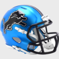 Helmets, Mini Helmets: Detroit Lions NFL Mini Speed Football Helmet <i>2024 Alternate On-Field</i>