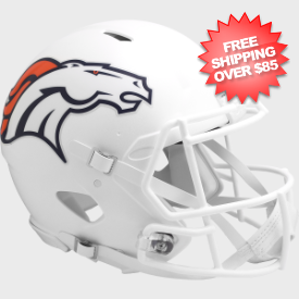 Denver Broncos Speed Football Helmet <i>2024 NEW</i>