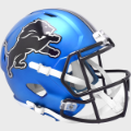 Helmets, Full Size Helmet: Detroit Lions Speed Replica Football Helmet <i>2024 NEW</i>