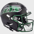 Helmets, Full Size Helmet: New York Jets SpeedFlex Football Helmet <B>2024 Alternate On-Field</B>