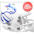 Helmets, Full Size Helmet: Boise State Broncos Speed Replica Football Helmet <i>White</i>