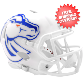 Boise State Broncos NCAA Mini Speed Football Helmet <i>White</i>