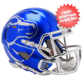 Helmets, Mini Helmets: Boise State Broncos NCAA Mini Speed Football Helmet <b>Blue Metallic</b>