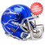 Boise State Broncos NCAA Mini Speed Football Helmet <b>Blue Metallic</b>