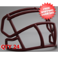 Helmets, Blank Mini Helmets: Bulk Mini Speed Z2BD Facemask SF Red Qty 24