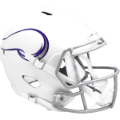 Helmets, Full Size Helmet: Minnesota Vikings Speed Replica Football Helmet <i>2024 NEW</i>