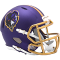 Helmets, Mini Helmets: Baltimore Ravens NFL Mini Speed Football Helmet <i>2024 Alternate On-Field<...