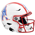 Helmets, Full Size Helmet: Houston Oilers 1981 to 1998 SpeedFlex Throwback Football Helmet