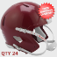 Bulk Mini Speed Football Helmet SHELL Cardinal Qty 24