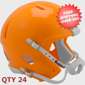 Bulk Mini Speed Football Helmet SHELL Green Bay Gold Qty 24