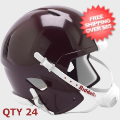 Helmets, Blank Mini Helmets: Bulk Mini Speed Football Helmet SHELL Maroon Qty 24