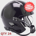 Helmets, Blank Mini Helmets: Bulk Mini Speed Football Helmet SHELL Black/Blk Parts Qty 24