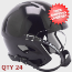 Bulk Mini Speed Football Helmet SHELL Black/Blk Parts Qty 24