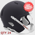 Helmets, Blank Mini Helmets: Bulk Mini Speed Football Helmet SHELL <B>Matte</B> Navy Blue Qty 24