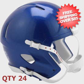 Bulk Mini Speed Football Helmet SHELL Memphis Blue Qty 24