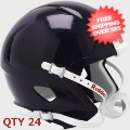 Helmets, Blank Mini Helmets: Bulk Mini Speed Football Helmet SHELL Navy Metallic Qty 24