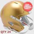 Helmets, Blank Mini Helmets: Bulk Mini Speed Football Helmet SHELL South Bend Gold Qty 24